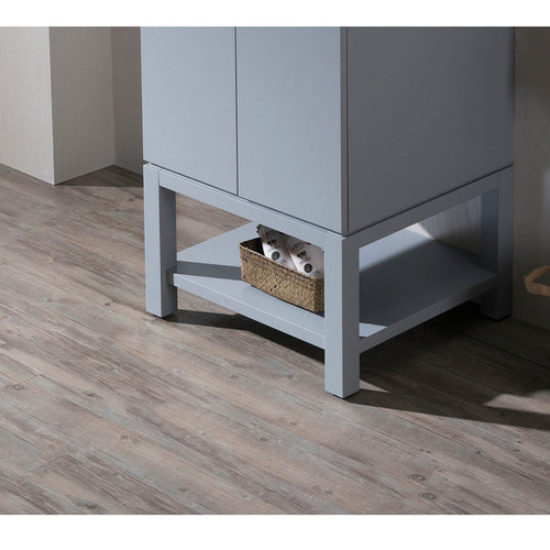 Blossom Monaco 30" Vanity Legs - Metal Grey - L9000 30 15