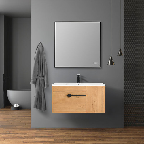 Blossom Bilbao 36" Wall-Hung Vanity w/ SMC Sink - Classic Oak - V8046 36 29 SM