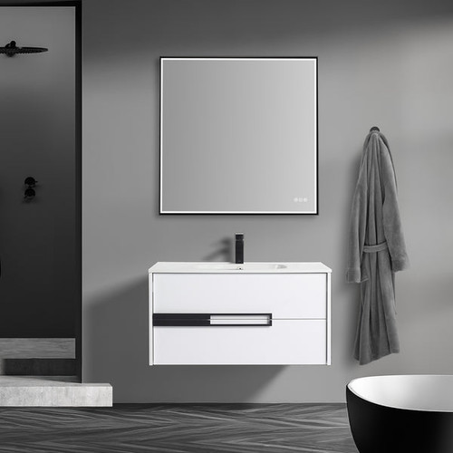 Blossom Brest 36" Wall-Hung Vanity w/ SMC Sink - Glossy White - V8047 36 01 SM