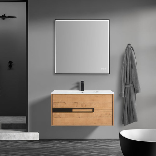 Blossom Brest 36" Wall-Hung Vanity w/ SMC Sink - Classic Oak - V8047 36 29 SM