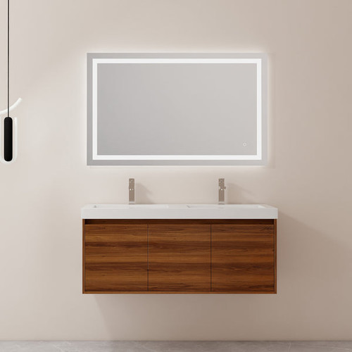 Blossom Bern 48" Wall-Hung Vanity (Cabinet Only) - Brown Walnut - V8035 48 11