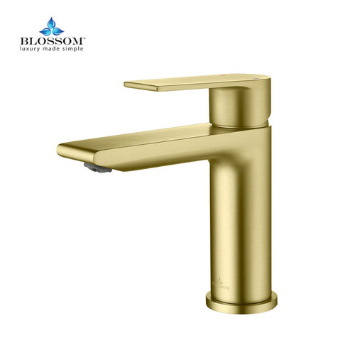 Blossom Single Handle Lavatory Faucet - Brush Gold - F01 102 06