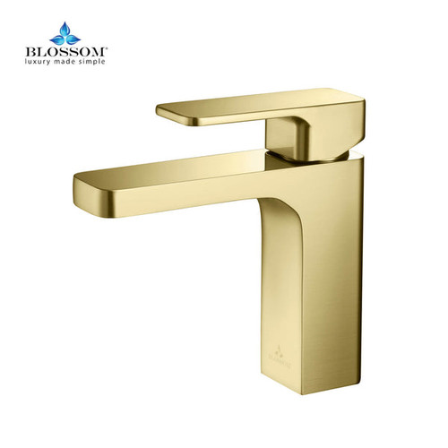 Blossom Single Handle Lavatory Faucet - Brush Gold - F01 118 06