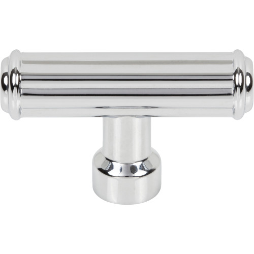 Top Knobs Pemberton T-Knob 2 1/4 Inch, Polished Chrome - TK3401PC
