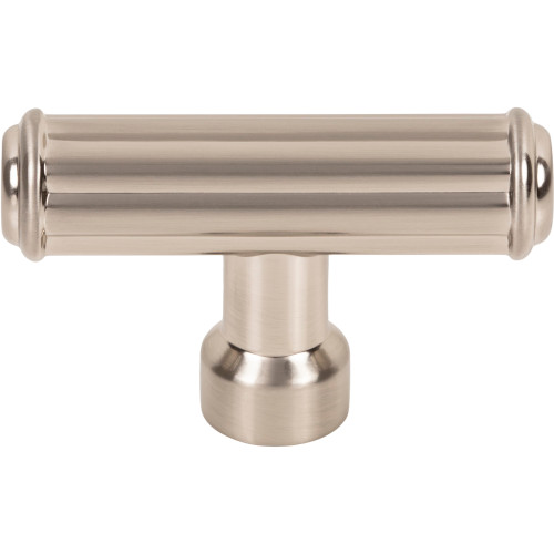 Top Knobs Pemberton T-Knob 2 1/4 Inch, Brushed Satin Nickel - TK3401BSN