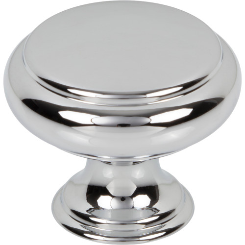 Top Knobs Bayridge Knob 1 1/4 Inch, Polished Chrome - TK3430PC