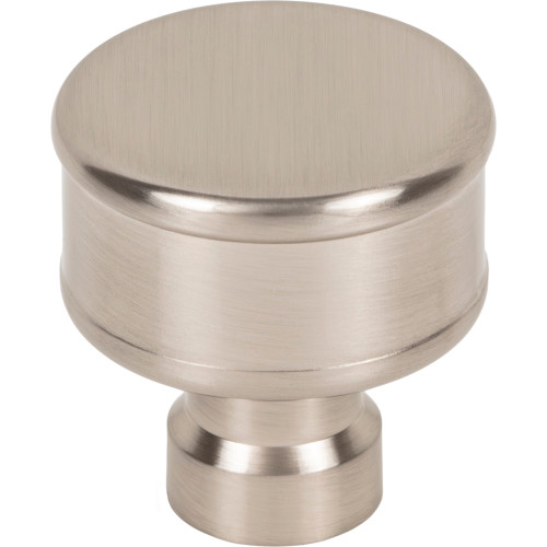 Top Knobs Lavington Knob 1 1/4 Inch, Brushed Satin Nickel - TK3411BSN