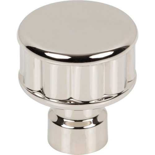 Top Knobs Pemberton Knob 1 1/4 Inch, Polished Nickel - TK3400PN