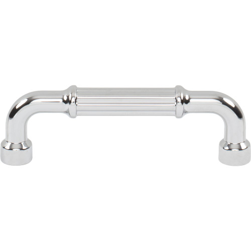 Top Knobs Pemberton 3 3/4" Center to Center Door Pull, Polished Chrome - TK3402PC