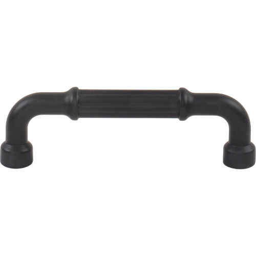 Top Knobs Pemberton 3 3/4" Center to Center Door Pull, Flat Black - TK3402BLK
