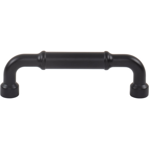 Top Knobs Lavington 3 3/4" Center to Center Door Pull, Flat Black - TK3413BLK
