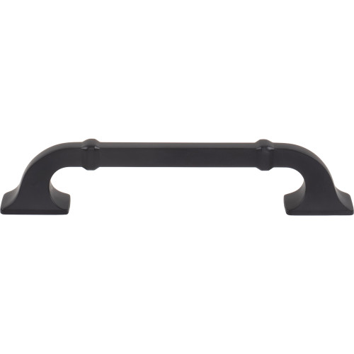 Top Knobs Califon 5 1/16" Center to Center Door Pull, Flat Black - TK3312BLK