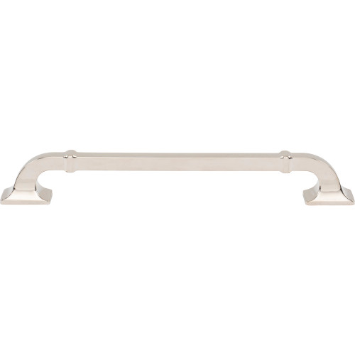 Top Knobs Califon 7 9/16" Center to Center Door Pull, Polished Nickel - TK3314PN