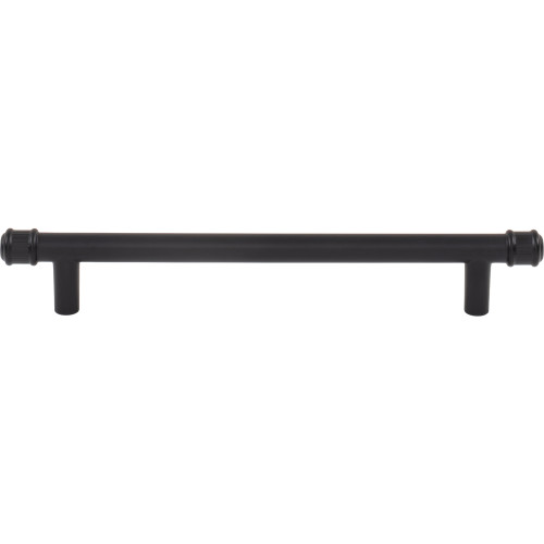 Top Knobs Elland 6 5/16" Center to Center Door Pull, Flat Black - TK3293BLK