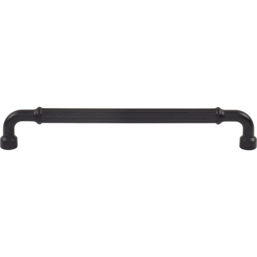 Top Knobs Pemberton 7 9/16" Center to Center Door Pull, Flat Black - TK3405BLK