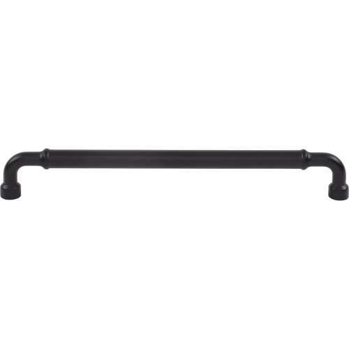 Top Knobs Lavington 8 13/16" Center to Center Door Pull, Flat Black - TK3417BLK