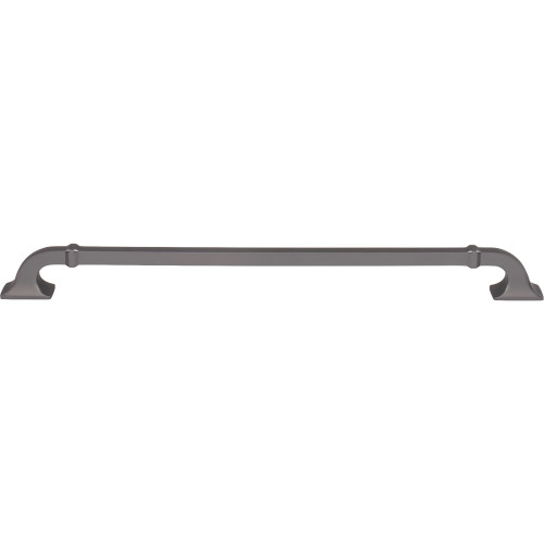 Top Knobs Califon 12" Center to Center Door Pull, Ash Gray - TK3316AG