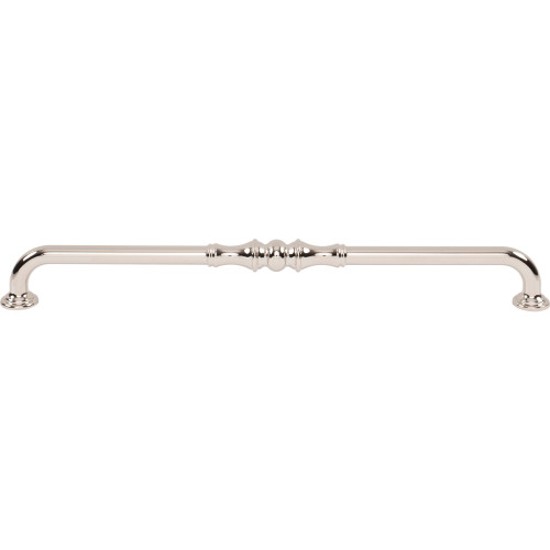 Top Knobs Bayridge 12" Center to Center Door Pull, Polished Nickel - TK3436PN