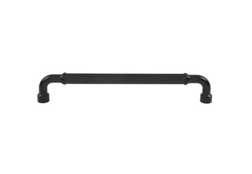 Top Knobs Pemberton 18" Center to Center Appliance Pull, Flat Black - TK3410BLK