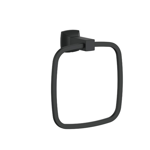 Gerber Fairbanks Towel Ring, Satin Black - D445062BS