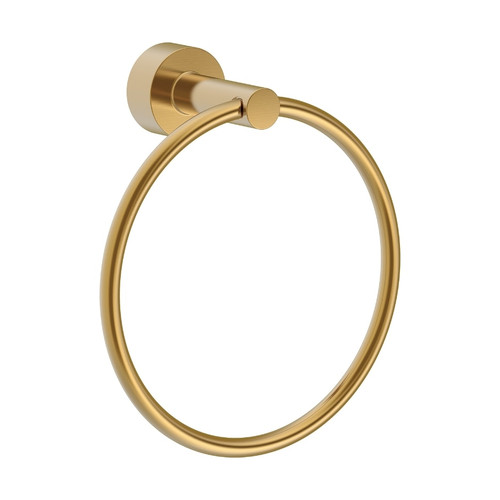 Gerber Parma Towel Ring Round, Brushed Bronze - D446158BB