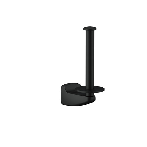 Gerber Gilde 1 Post Toilet Paper Holder, Wall Mount, Satin Black - D447064BS