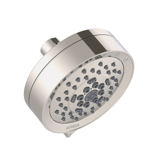 Gerber Parma 4 1/2" Five Function Showerhead 1.75gpm, Polished Nickel - D460064PN
