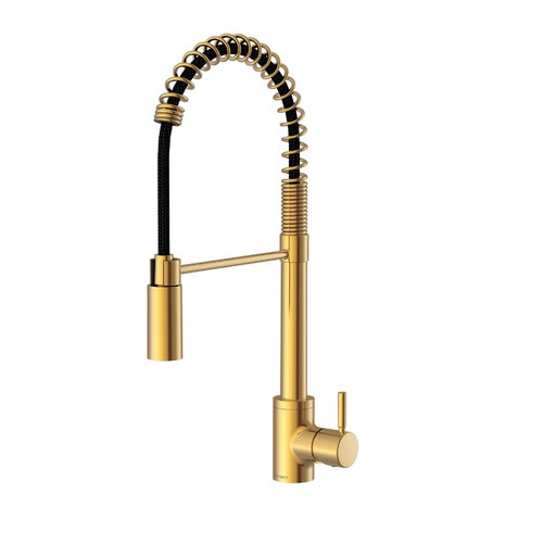 Gerber The Foodie Single Handle Pre-Rinse Pull-Down Kitchen Faucet 1.75gpm, Brushed Bronze - D451388BB