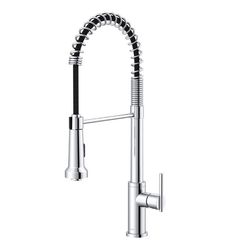Gerber Parma Single Handle Pre-Rinse Pull-Down Kitchen Faucet 1.75gpm, Chrome - D454258