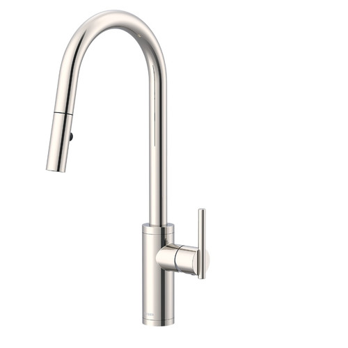 Gerber Parma Single Handle Pre-Rinse Pull-Down Kitchen Faucet 1.75gpm, Stainless Steel - D454258SS