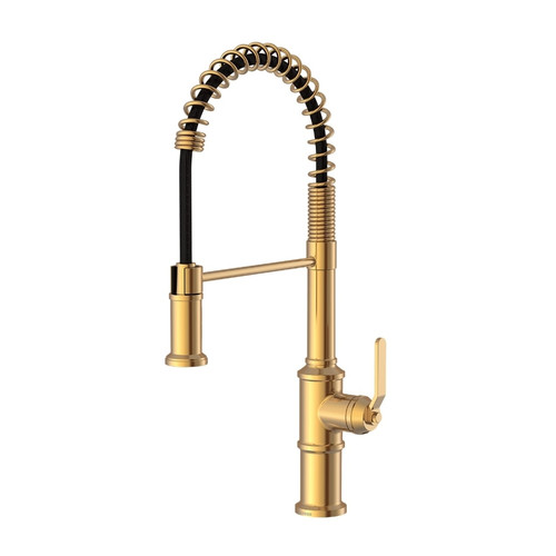 Gerber Kinzie Single Handle Pre-Rinse Pull-Down Kitchen Faucet 1.75gpm, Brushed Bronze - D455337BB