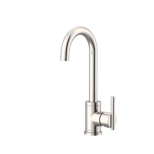 Gerber Parma Single Handle Bar Faucet w/ Side Mount Handle 1.75gpm, Polished Nickel - D150558PN