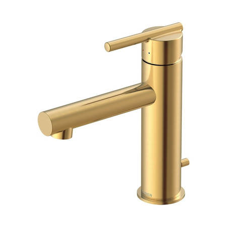 Gerber Parma Single Handle Lavatory Faucet Straight Spout w/ Metal Pop-Up Drain 1.2gpm, Brushed Bronze - D224258BB