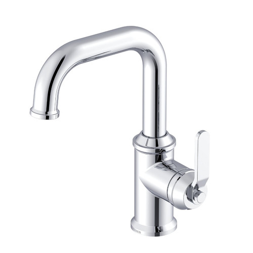 Gerber Kinzie Single Handle Lavatory Faucet Single Hole Mount Side Control w/ Metal Touch-Down Drain 1.2gpm, Chrome - D230637