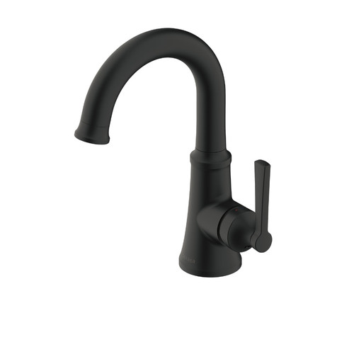 Gerber Northerly Single Handle Lavatory Faucet Single Hole Mount Side Control w/ 50/50 Touch-Down Drain 1.2gpm, Satin Black - D230679BS