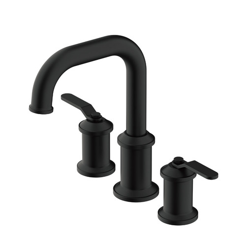 Gerber Kinzie Two Handle Roman Tub Faucet Trim Kit w/out Spray, Satin Black - D300937BST
