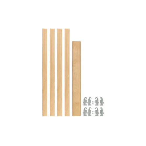 Rev-A-Shelf (4) 19-11/16" x 1-1/8" Wood Pilaster Uprights and (2) Pilaster Hardware sets - 4PIL-20-113-1