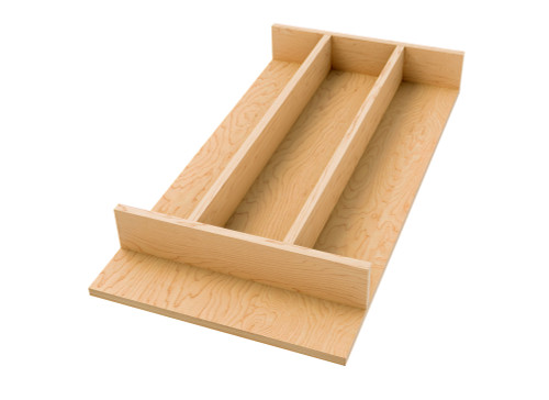 Rev-A-Shelf 10-1/4" x 19-1/2" Natural Maple Right Size Utensil Drawer Insert - 4WUT-15SH-1