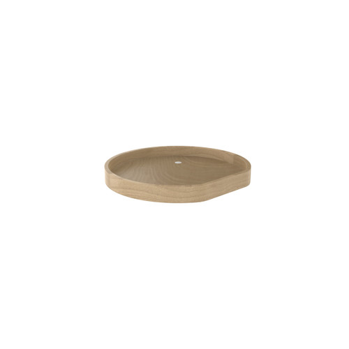 Rev-A-Shelf 20" Banded Wood D-Shape Lazy Susan Single Shelf - LD-4BW-201-20-1