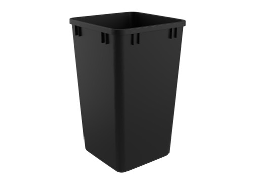 Rev-A-Shelf 27 qt. Black Polymer Replacement Waste Container for Rev-A-Shelf® Pullouts - RV-1024-18-52