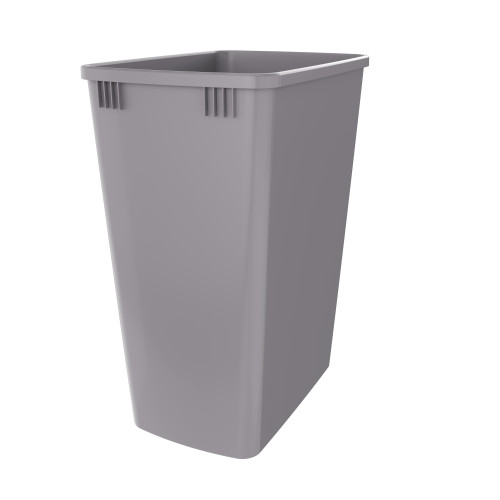 Rev-A-Shelf 32 qt. Silver Polymer Replacement Waste Container for Rev-A-Shelf® Pullouts - RV-32-17-52