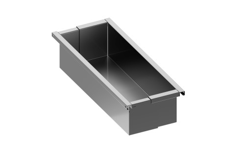 Rev-A-Shelf 4-1/2" - 6-3/4" Adjustable Storage Tray Edge Insert - 20" Depth - 5E225-20-1