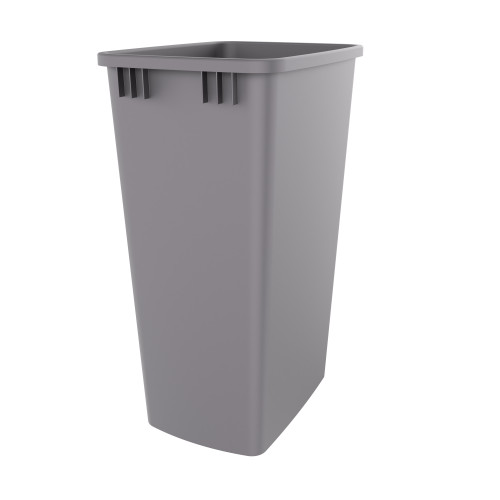 Rev-A-Shelf 50 qt. Silver Polymer Replacement Waste Container for Rev-A-Shelf® Pullouts - RV-50-17-1