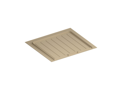 Rev-A-Shelf Almond Flexible Polymer Trim-to-Fit Drip Tray for 21" - 24" Vanity Sink Base Cabinets - SBVDTF-2124-15-1