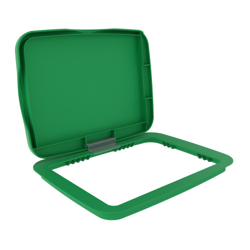 Rev-A-Shelf Green Polymer Bi-Directional Lid for Rev-A-Shelf® 35 and 50 qt. Waste Containers - RV-3550-LID-19-1