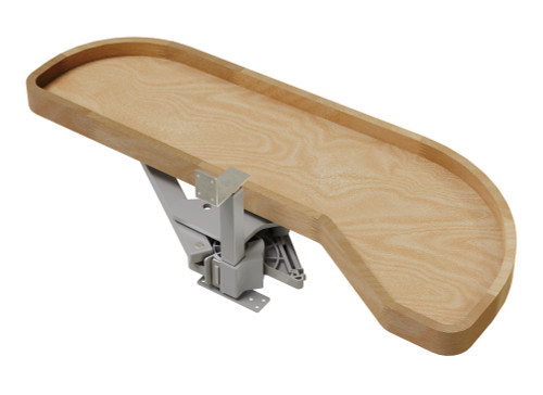 Rev-A-Shelf Maple Single-Tier Classic Girasolo w/ Soft-Close for 12" Right Opening/Blind Left Corner Cabinets - 4WLS871-12-R