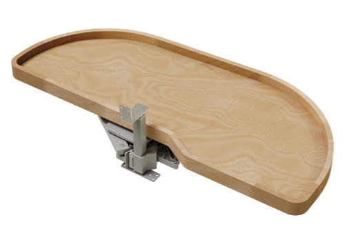 Rev-A-Shelf Maple Single-Tier Classic Girasolo w/ Soft-Close for 18" Right Opening/Blind Left Corner Cabinets - 4WLS871-18-R