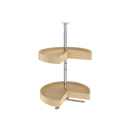 Rev-A-Shelf Polymer Pie-Cut 2-Shelf Lazy Susan for Corner Wall Cabinets - LD-2942-18-15-1