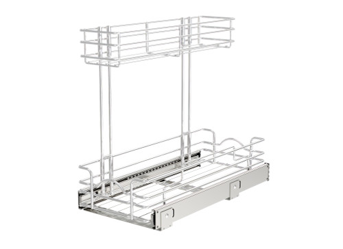 Rev-A-Shelf Two-Tier Undersink Steel Wire Pullout Organizer - 548WB-0919CR-1