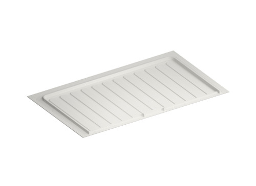Rev-A-Shelf White Flexible Polymer Trim-to-Fit Drip Tray for 33" - 36" Vanity Sink Base Cabinets - SBVDTF-3336-11-1